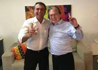 O presidente Jair Bolsonaro e o presidente nacional do PSL, deputado Luciano Bivar vão se reunir no próximo dia 1º, em Brasília. Foto - PSL/Divulgação