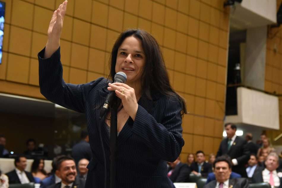Deputada Janaína Paschoal (PSL-SP) entrou com pedido de impeachment do presidente do STF, Dias Toffoli, no Senado. Foto - ALSP/Divulgação