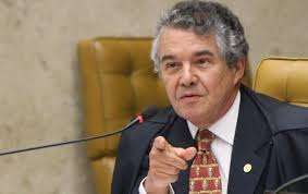 Ministro Marco Aurélio Mello, do STF, sugere aparelho de mordaça para conter destempero verbal do presidente Bolsonaro. Foto-STF-Divulgação