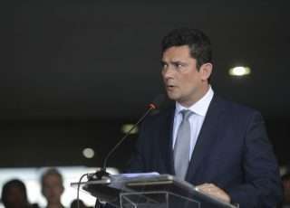 Ministro Moro, com campanha, pressiona Congresso a aprovar seu pacote anticrime - Foto - Marcello Casal jr/Agência Brasil