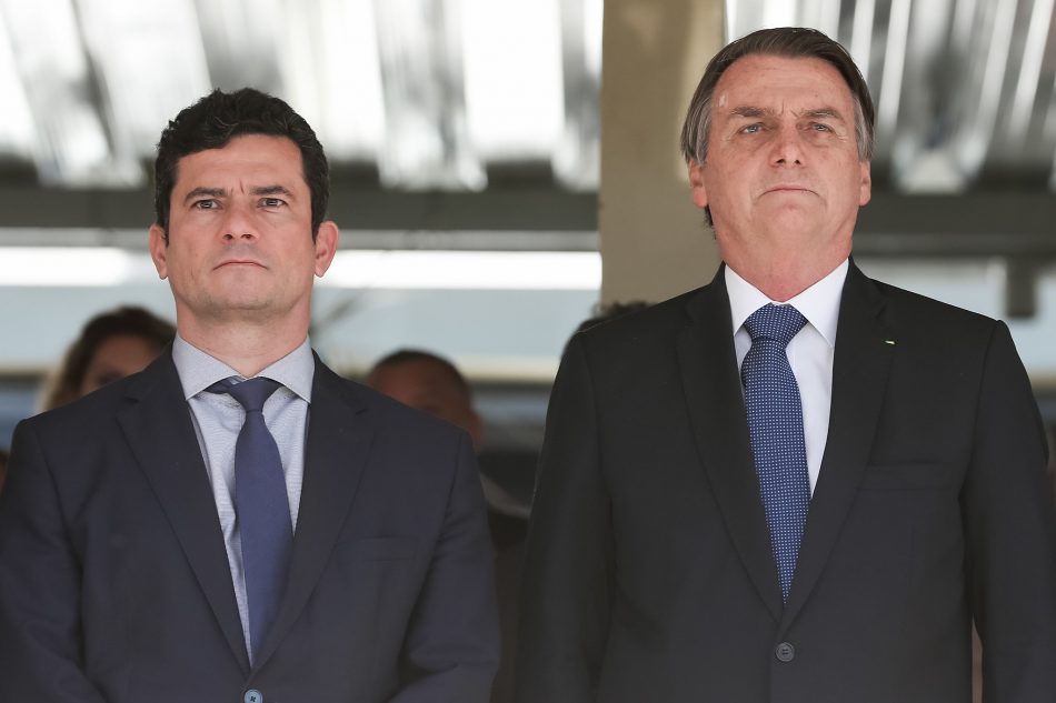 Ministro Sérgio Moro tem aprovação muito acima do presidente Bolsonaro, conforme pesquisa do instituto Datolha. Foto - Agência Brasil