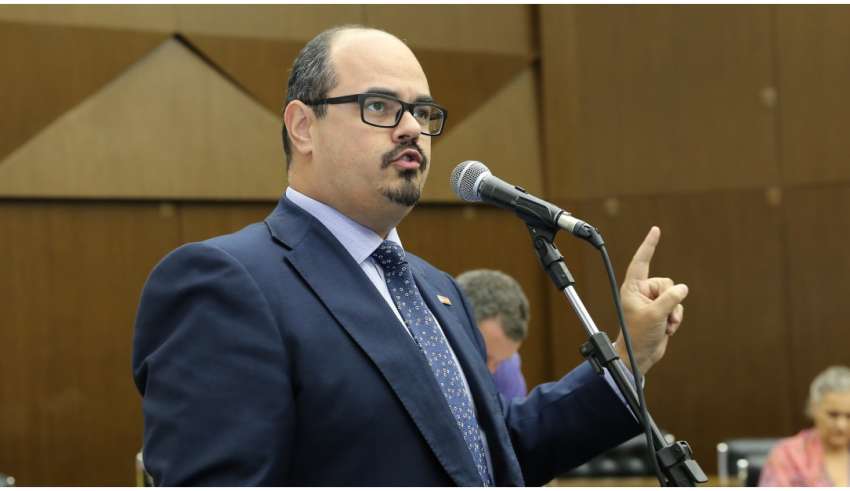 O vereador Mateus Simões (Novo) vai substituir Bilac Pinto na articulação política do governo. Foto - CMBH