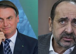 Presidente Jair Bolsonaro (esq.) e prefeito de Belo Horizonte, Alexandre Kalil